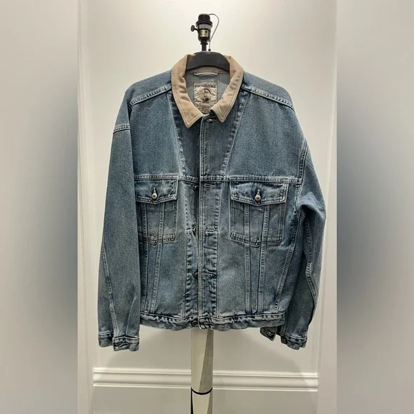 Banana Republic Vintage Men’s Jean Jacket Size L - Picture 1 of 3